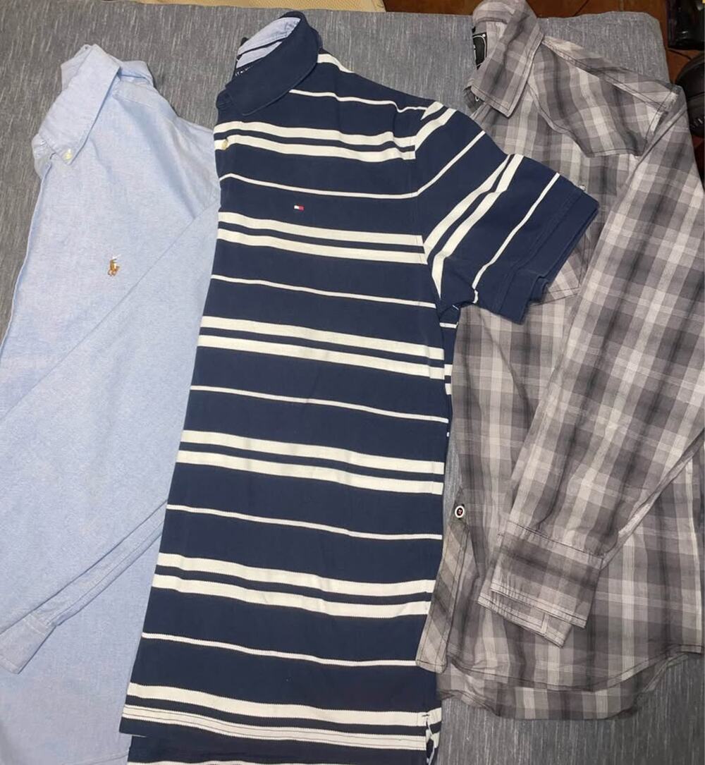 3 Men’s XXL shirts (Ralph Lauren, Tommy Hilfiger, South Pole)